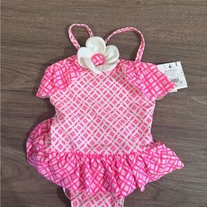 Janie and Jack 12/18 month baby girl bathing suit